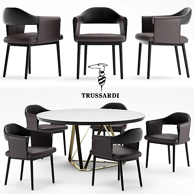 Dining Set Larzia by Trussardi Casa