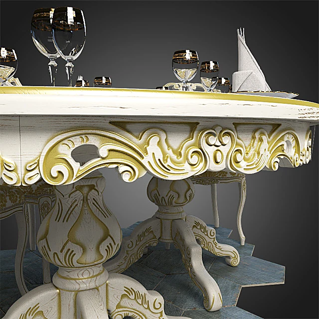 Extendable Dining Table Ampir Long by Orimex (2)