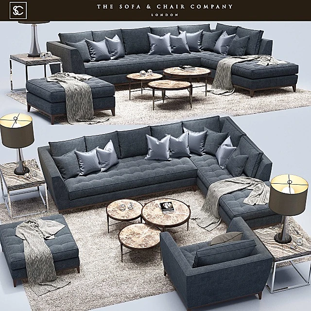 Sectional Sofa Set Barbican by The Sofa & Chair Company