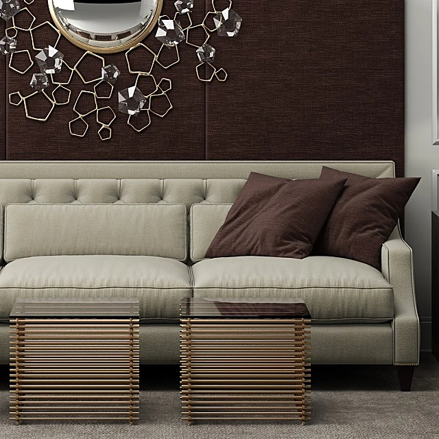 Furniture Set Tufted by Baker Furniture (5)