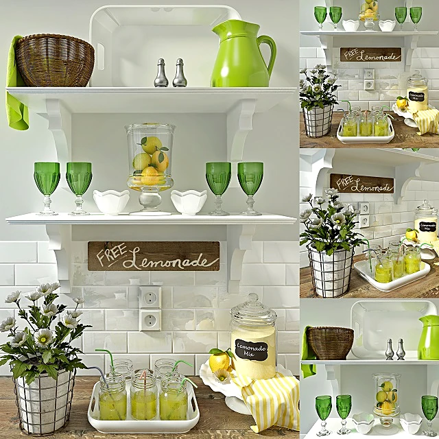 Other kitchen accessories / Decorative set 1