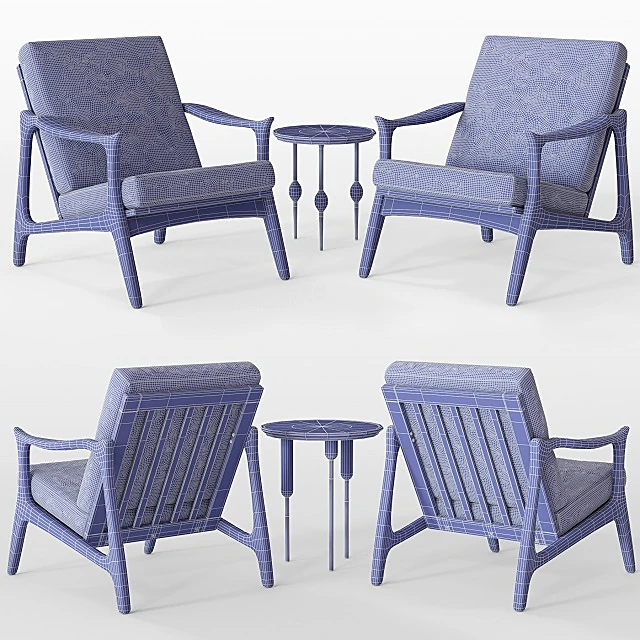 Armchair with Solid Ash Wood Frame (4)