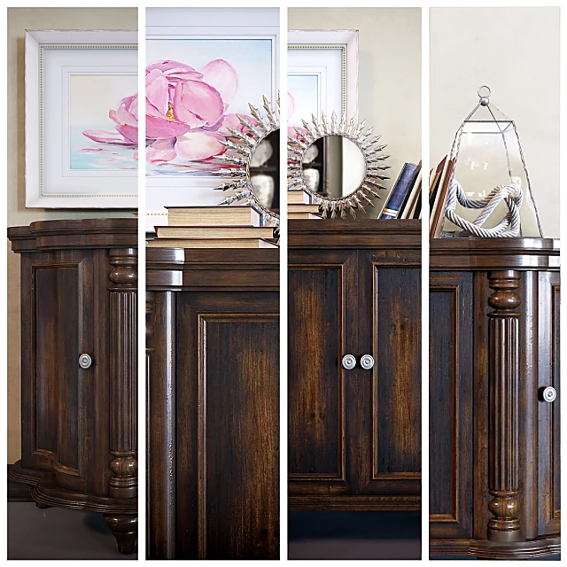 Credenza Sorella Shaped by Hooker Furniture (2)