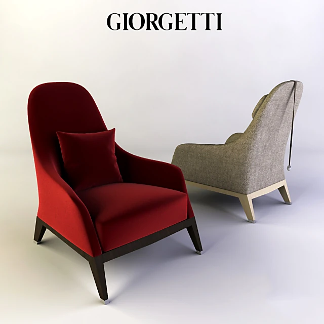 Armchair 51060 by Giorgetti