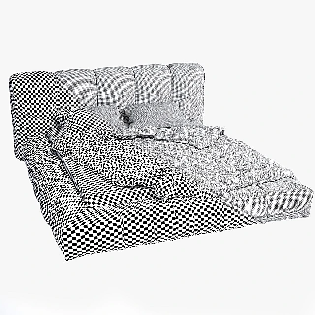 Modern Upholstered Bed Sharpei by SMA (5)