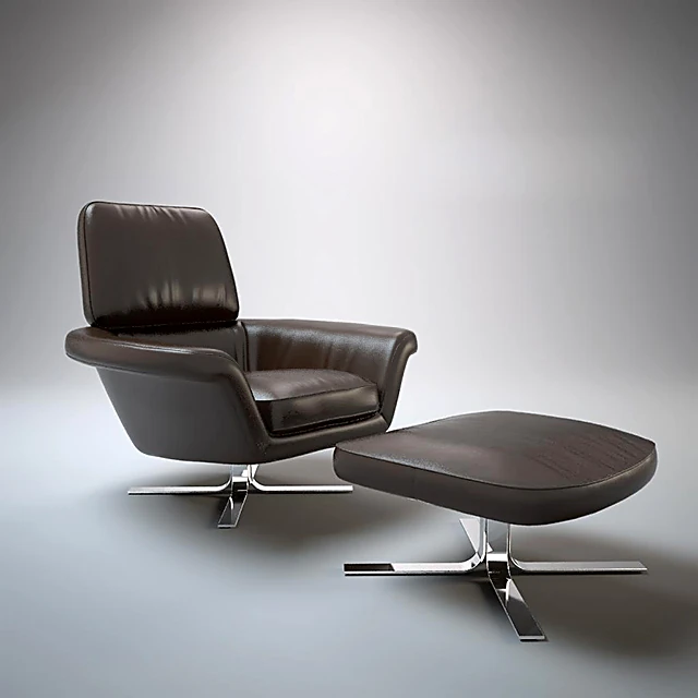 Armchair BLAKE-SOFT by Minotti