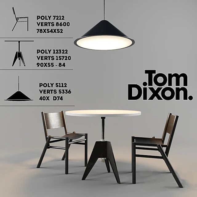 Table + Chair / Ceiling lamp 1