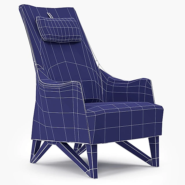 Armchair MOBIUS 63940 by Giorgetti (6)