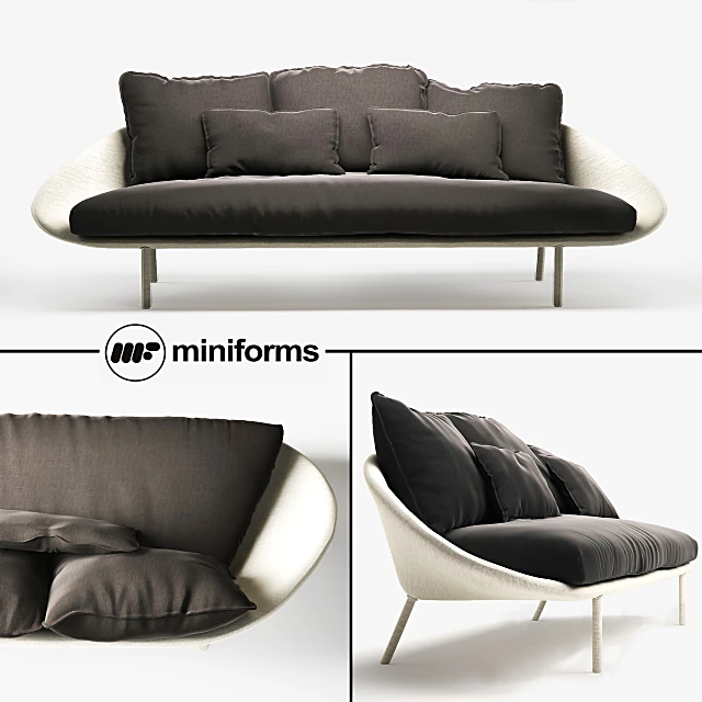 Triple Sofa LEM by Miniforms