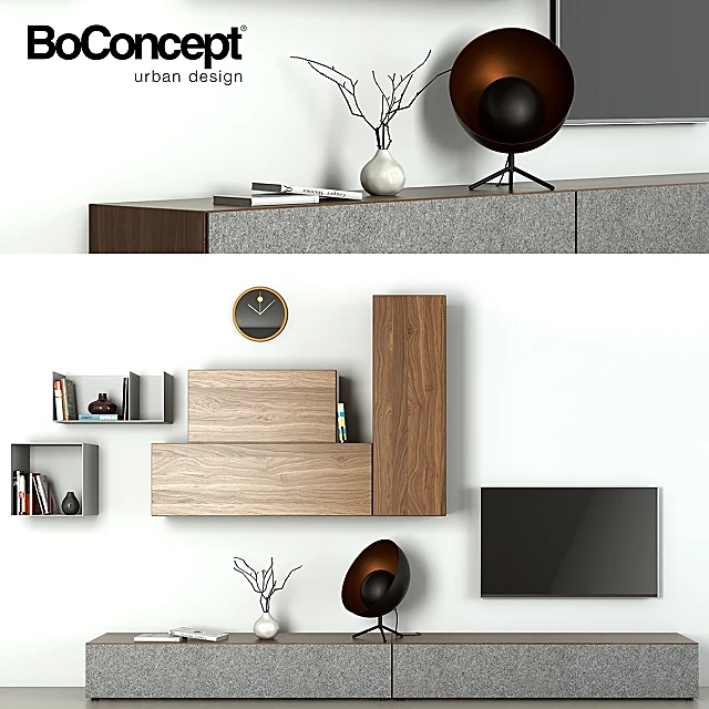Modular Wall Unit System Lugano by BoConcept
