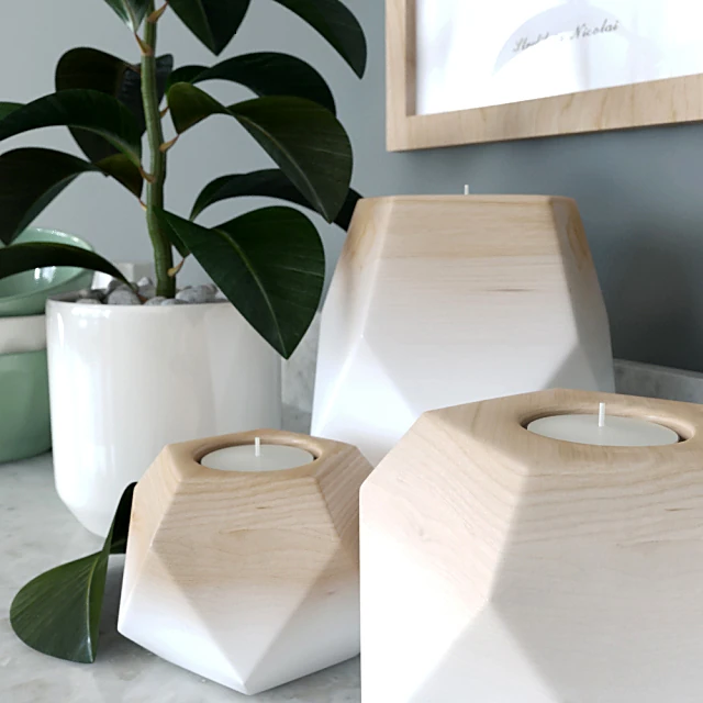 Decorative Set with Modern Scandinavian Elements (2)