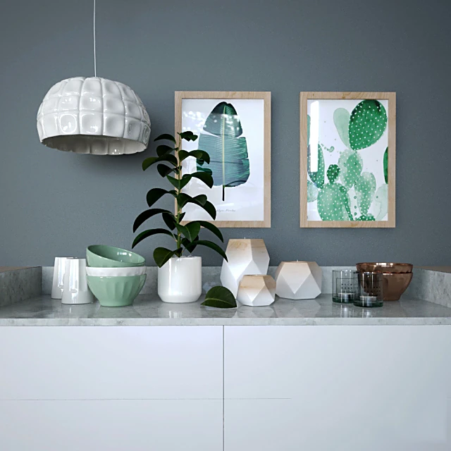 Decorative Set with Modern Scandinavian Elements (4)