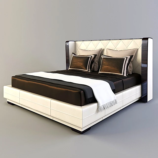 Bed Savoy Ebano by Ulivi Salotti