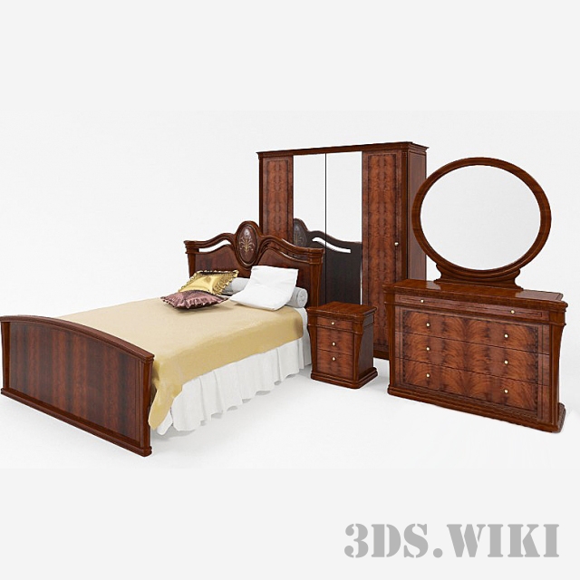 decoration - Bedroom furniture 3ds Max