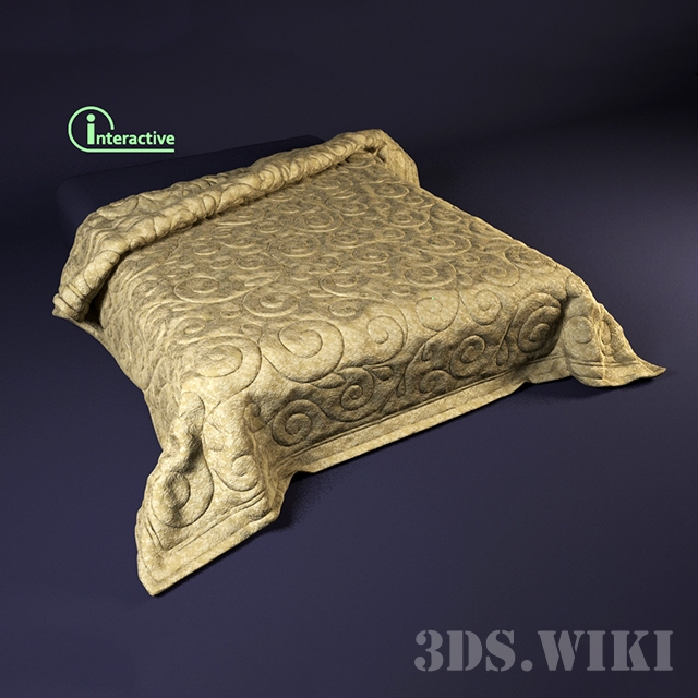 furniture - Bed cover 3ds Max