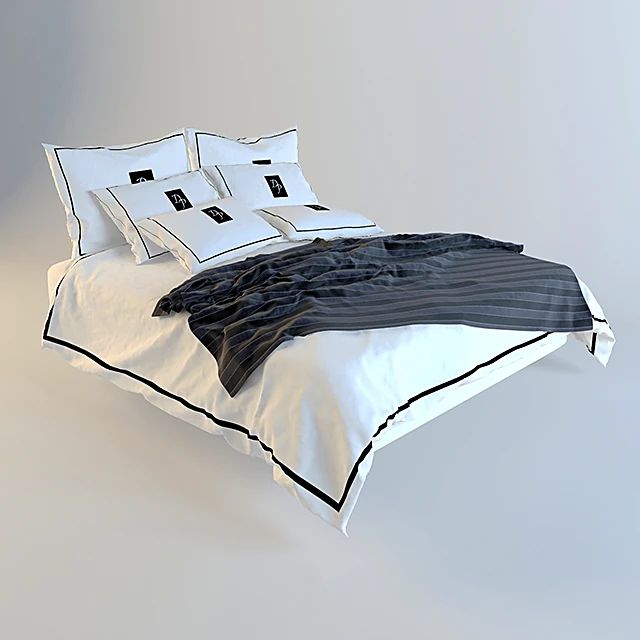 Minimalist Black and White Bedding Set