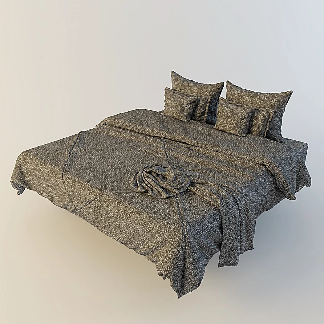 Bed Linen Set with Subtle Geometric Pattern