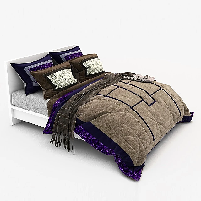 Eclectic Bedding Set with Quilted Comforter (3)