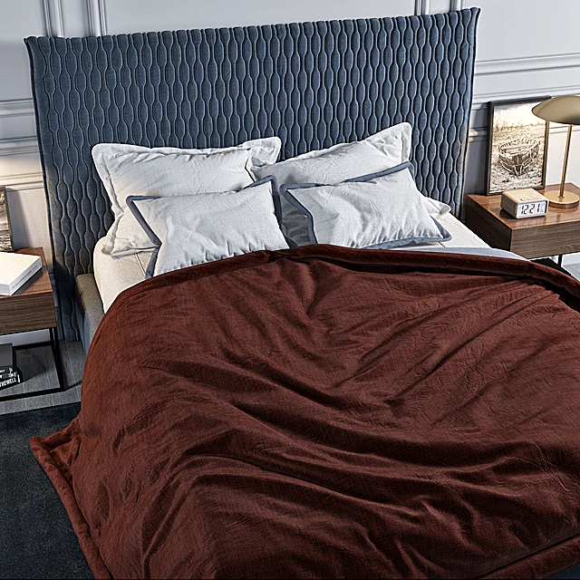 Upholstered Bed Allen by Alf Dafre (2)
