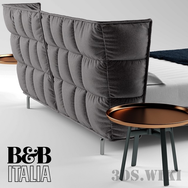 Husk Beds - B&B Italia - Download The 3D Model (4709) | Zeelproject.com