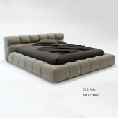 Bed TUFTY By B&B Italia - Download The 3D Model (4710) | Zeelproject.com