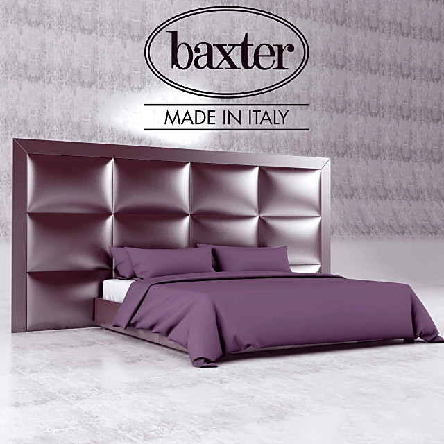 Upholstered Double Bed TREVOR by BAXTER