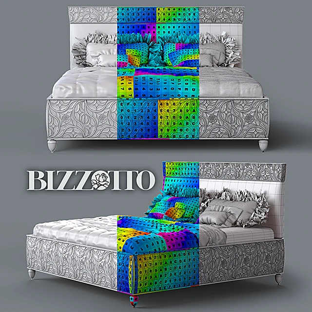 Bed REBECCA 472 by Bizzotto Mobili (3)
