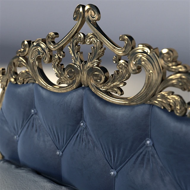 Bed Bludi Betty VELVET by Bolzan Letti (2)