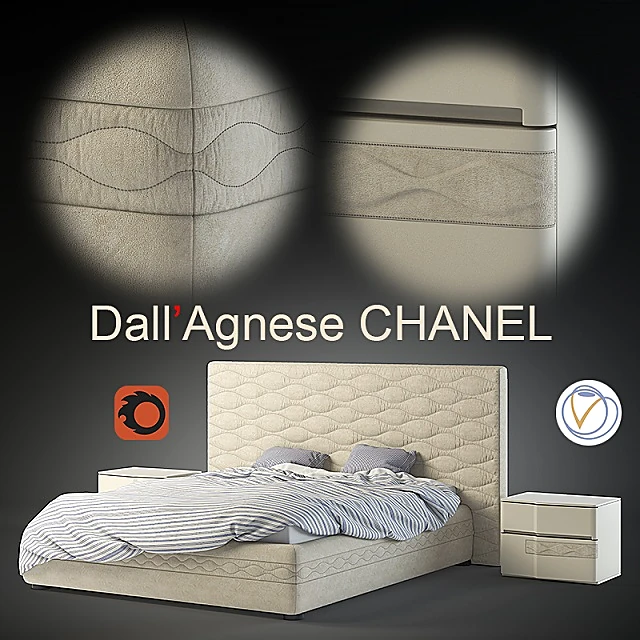 Bed Chanel by DALL'AGNESE