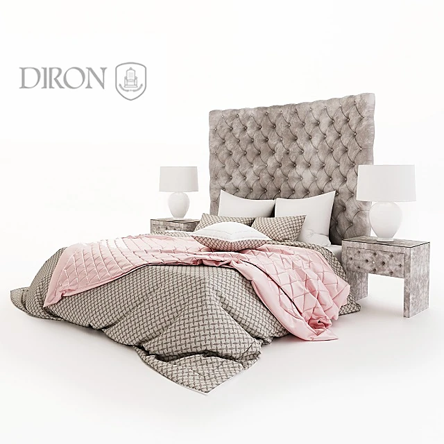 Upholstered Bed Laura by Diron