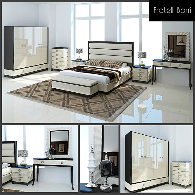 Bed PRATO by Fratelli Barri