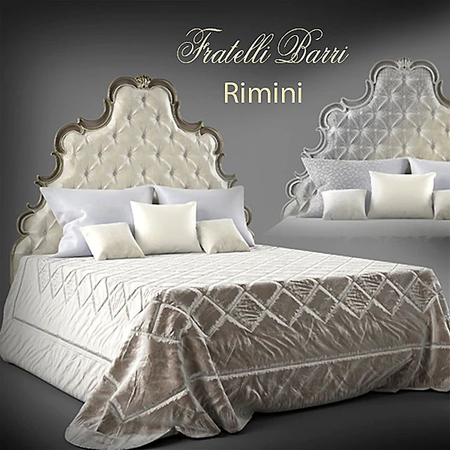 Bed Rimini by Fratelli Barri