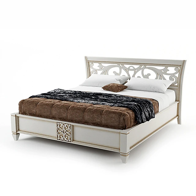 Bed Ginevra GN142 by Mario Villanova