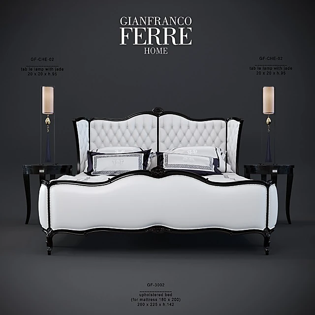 Upholstered Bed HARRODS GF-3002 by Gianfranco Ferre Home (3)