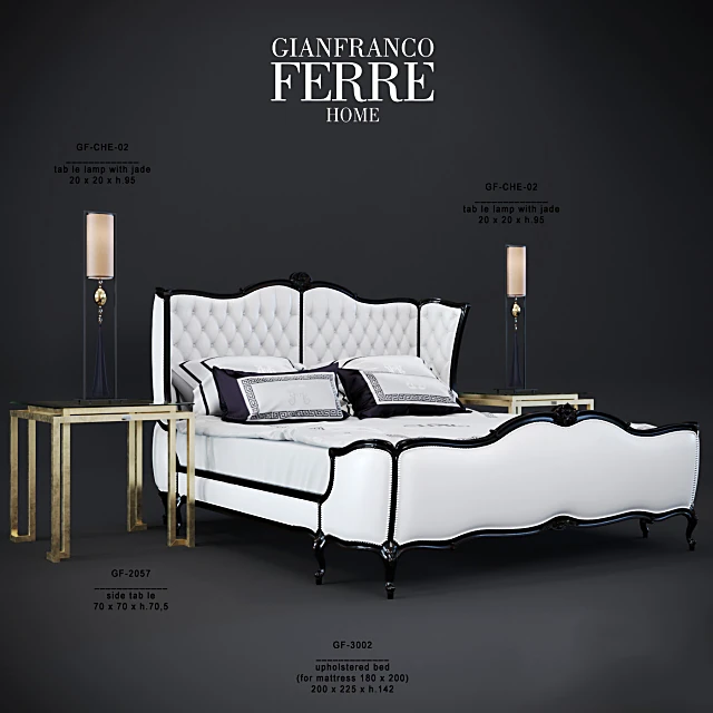 Upholstered Bed HARRODS GF-3002 by Gianfranco Ferre Home (4)