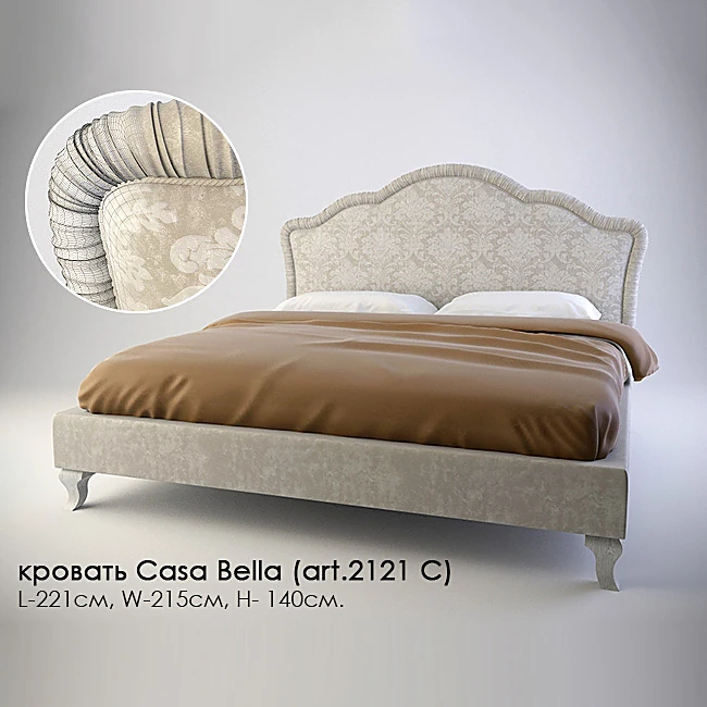 Bed Casa Bella (art.2121 C) by Giorgiocasa
