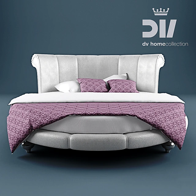 Round Bed KENT letto by DV HOME COLLECTION (2)