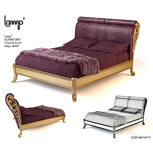 Bed Eloise Oro by Lamp²