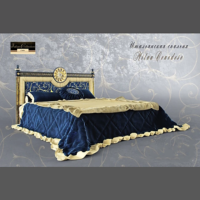 Double bed by Milan Cenedese