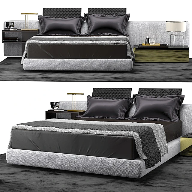 Bed YANG by Minotti