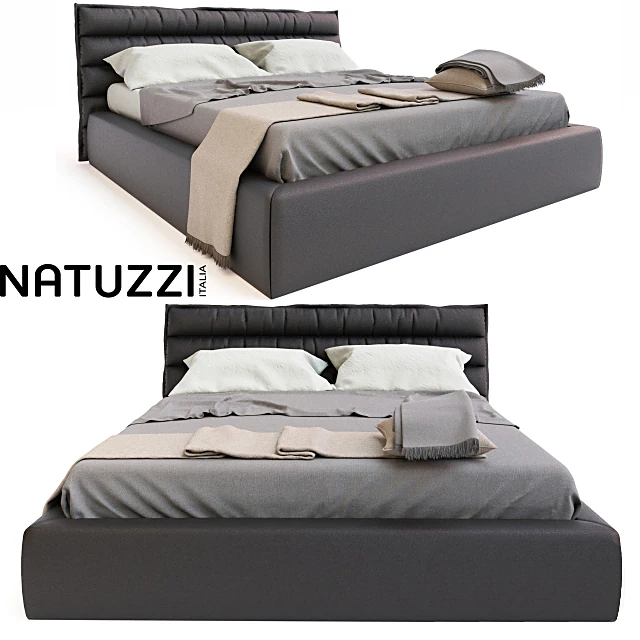 Bed Onda Scanline by Natuzzi