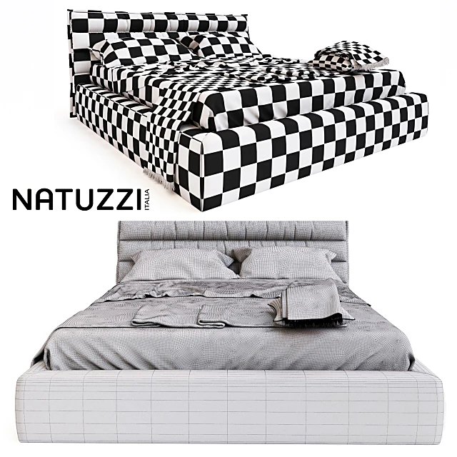 Bed Onda Scanline by Natuzzi (3)