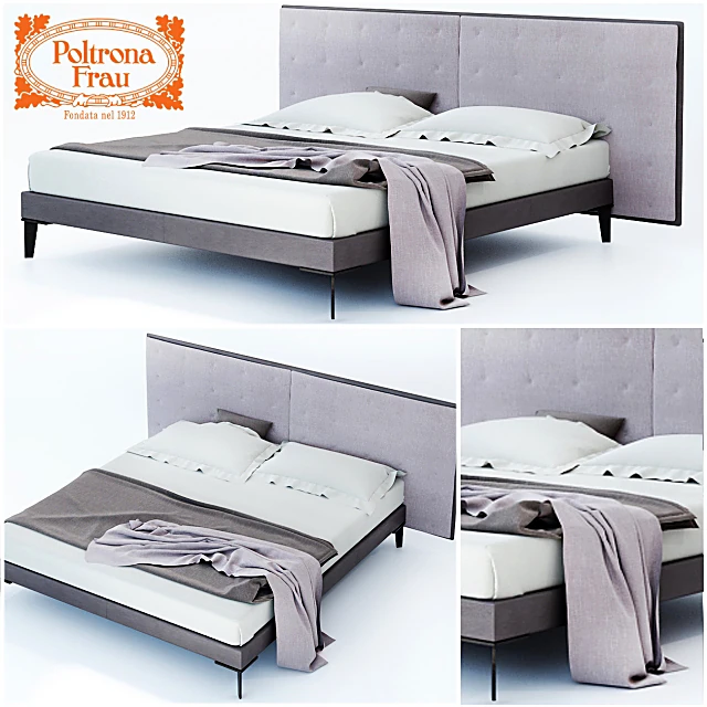 Bed GranTorino by Poltrona Frau