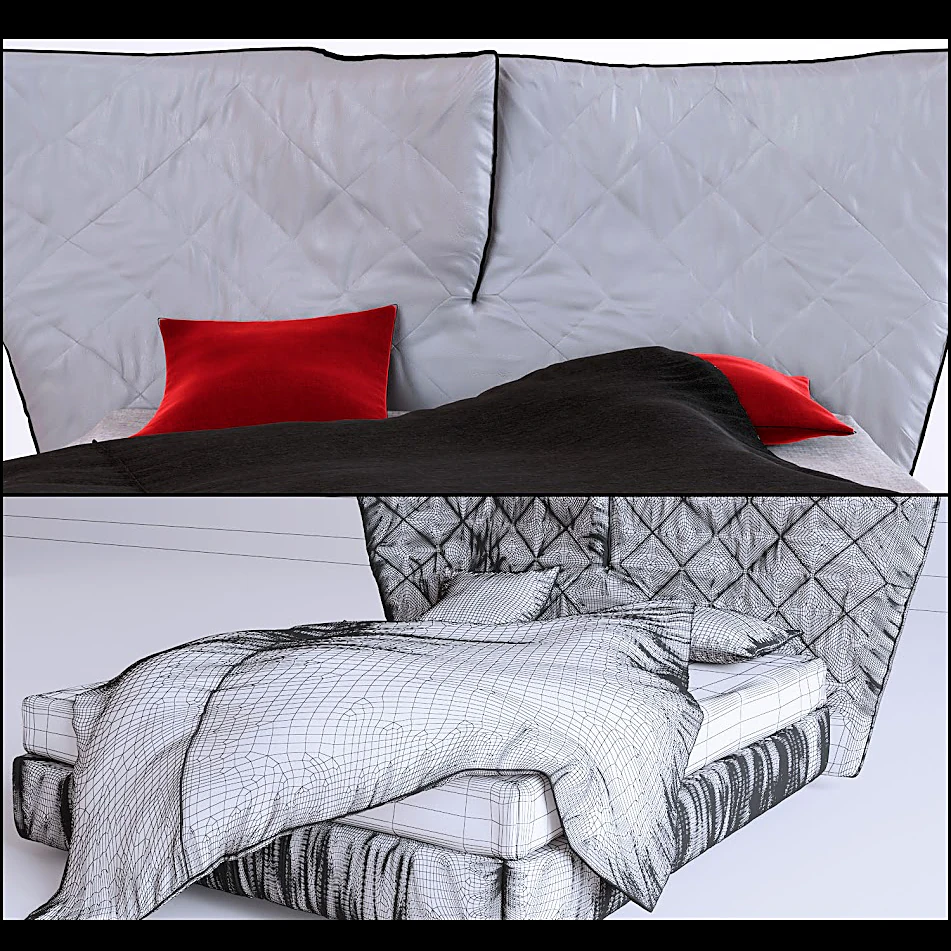 Bed LELIT by Poltrona Frau (2)