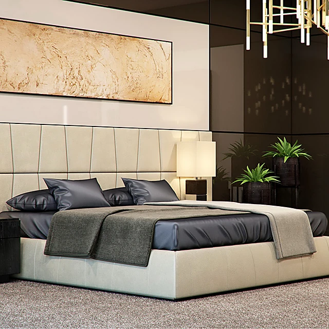 Upholstered Bed Colorado by Smania (2)