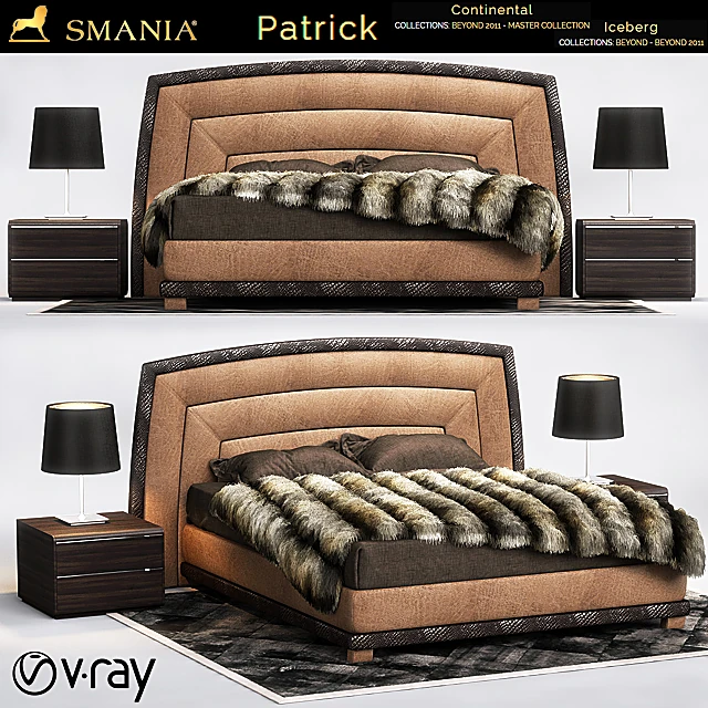 Bed Patrik by Smania