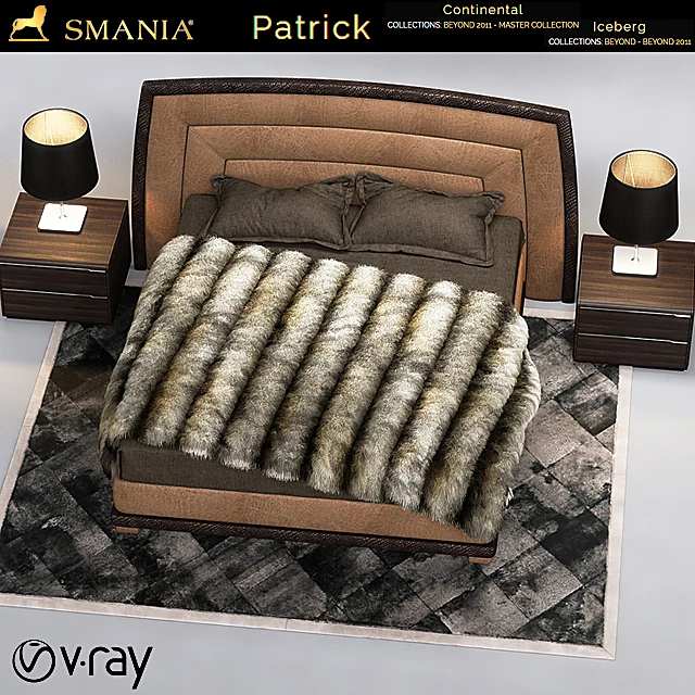 Bed Patrik by Smania (2)