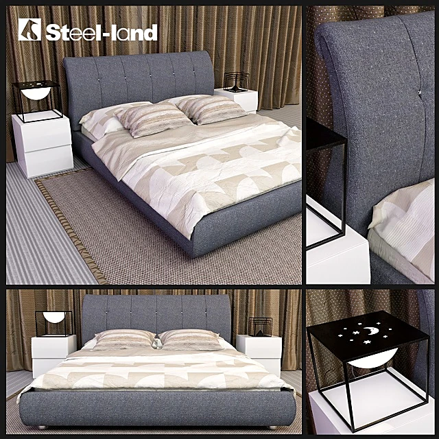Bed AP-P155 by Steel-Land