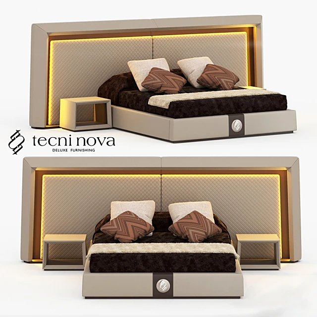 Double Bed 4218/21 by Tecni Nova