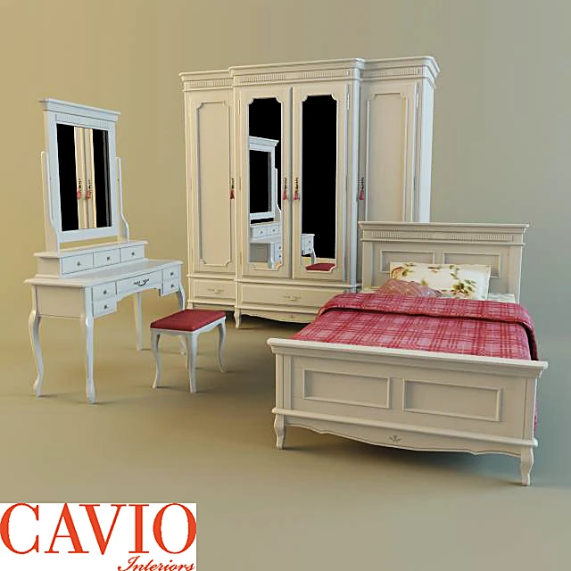 Full Bedroom Furniture Set Francesca collection by Cavio